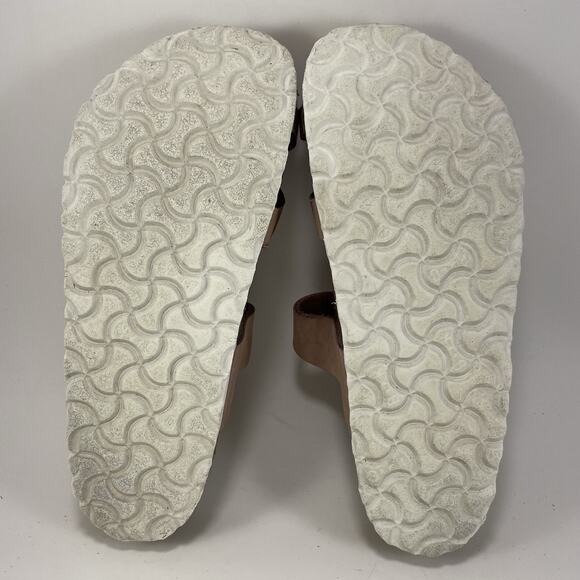Birkenstock Mayari Toe Loop Sandals Womens Size 38 US 7-7.5 Oiled Leather Taupe - Picture 8 of 9